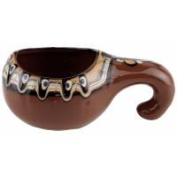 Кружка - ковш, чашка, керамика, СССР, вторая половина 20 века