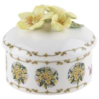 Музыкальная шкатулка "Примулы", Фарфор, Royale Stratford, Великобритания, винтаж, 1980 гг. (нюанс)