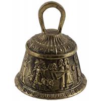 Колокольчик "Мистерия". Латунь, Англия, винтаж, первая половина ХХ века