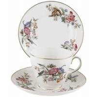 Чайное трио "Сэндон". Фарфор Wedgwood, Великобритания, винтаж, вторая половина 20 века