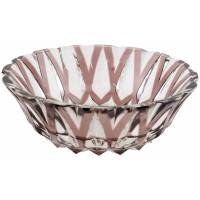 Салатник, хрусталь, винтаж, СССР, вторая половина 20 века (скол)