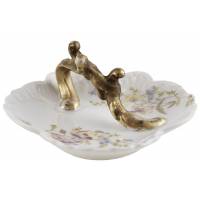 Подставка для колец "Вальс цветов",  фарфор Martial Redon Limoges, Франция, 1882-1896 гг