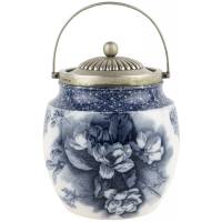 Банка для бисквитов антикварная, Фарфор Carlton Ware, Великобритания, конец 19 века