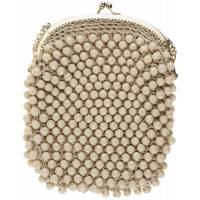 Сумочка дамская антикварная. Вязаная, с бусинами. Западная Европа, 1930 гг.