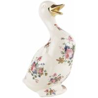 Статуэтка "Утка. Английский букет", Высота 28 см, Керамика, Staffordshire, Великобритания, винтаж, вторая половина 20 века