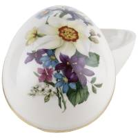 Шкатулка яйцо "Весенний букет". Фарфор Sadler, Великобритания, винтаж, вторая половина 20 века