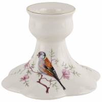 Подсвечник винтажный "Птица на ветке". Английский фарфор, Royal Worcester, Великобритания, середина 20 века