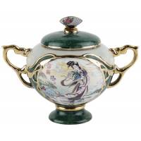 Шкатулка музыкальная "Хси-Чун" для мелочей. Фарфор. Ardleigh Elliott, США, 2000 год