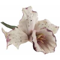 Статуэтка цветок "Орхидея". Фарфор. Capodimonte, Италия, винтаж, 1980-е гг.