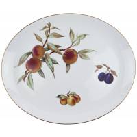 Блюдо для сервировки "Ившем", 37 см, фарфор Royal Worcester, Великобритания, конец 20 века