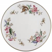 Блюдо для сервировки, тарелка для торта "Сэндон". Фарфор Wedgwood, Великобритания, винтаж, вторая половина 20 века