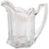Молочник, кувшин антикварный, Арт-деко, Стекло, Chippendale glass, Великобритания, первая половина 20 века
