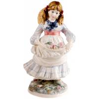 Статуэтка винтажная "Радость детства", Фарфор, Высота 19 см, Coalport, Великобритания, 1989 год (с нюансом)