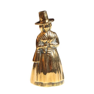 Колокольчик "Дама в традиционном валлийском костюме". Латунь. Великобритания, первая половина ХХ века