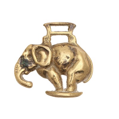 Пряжка от конской упряжи "Слон". Латунь, Западная Европа, 1970 - е гг