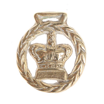 Пряжка от конской упряжи "Корона". Латунь, Западная Европа, 1970 - е гг.