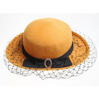 Шляпка женская натуральный фетр, лента, вуаль. Millinery. Великобритания
