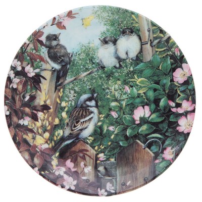 Барбара Митчелл "Учимся летать", декоративная тарелка. Фарфор, деколь с подрисовкой. Coalport, Великобритания, конец ХХ века