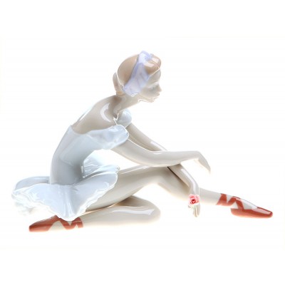 Lladro. Статуэтка "Балерина с розой" коллеционная номерная серия. Фарфор, ручная роспись. Lladro, Испания (Валенсия), 1991 год
