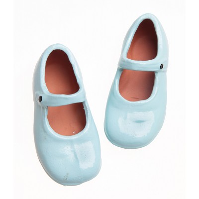 Пара декоративных башмачков. Керамика, роспись. Западная Европа, 1940-е гг. Пара декоративных башмачков. Керамика, роспись. Западная Европа, 1940-е гг.