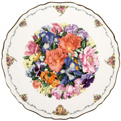 Сара Энн Шофилд "Финал", декоративная тарелка. Фарфор. Royal Albert, Великобритания, 1990-е гг.