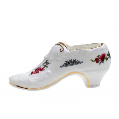 Башмачок декоративный "Дерево Кашмир". Фарфор, деколь, золочение. Paragon, Великобритания, 1960-е гг. Башмачок декоративный "Дерево Кашмир". Фарфор, деколь, золочение. Paragon, Великобритания, 1960-е гг.