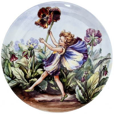 Сесиль Мари Бейкер "Фея Анютиных глазок", декоративная тарелка. Фарфор, деколь. Wedgwood, Великобритания, 1994 год Сесиль Мари Бейкер "Фея Анютиных глазок", декоративная тарелка. Фарфор, деколь. Wedgwood, Великобритания, 1994 год