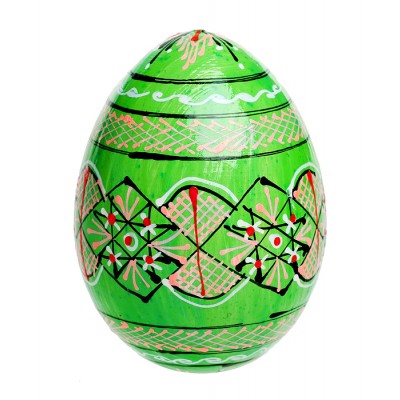 Яйцо пасхальное в стиле "писанка". Дерево, ручная роспись, лак. Львов, Западная Украина Яйцо пасхальное в стиле "писанка". Дерево, ручная роспись, лак. Львов, Западная Украина