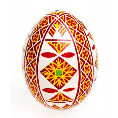 Яйцо пасхальное. Дерево, ручная роспись "Писанка", воск, лак. Львов, Западная Украина Яйцо пасхальное. Дерево, ручная роспись "Писанка", воск, лак. Львов, Западная Украина
