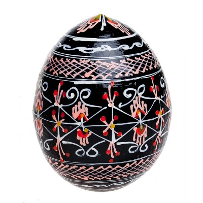 Яйцо пасхальное. Дерево, ручная роспись "Писанка", воск, лак. Львов, Западная Украина Яйцо пасхальное. Дерево, ручная роспись "Писанка", воск, лак. Львов, Западная Украина