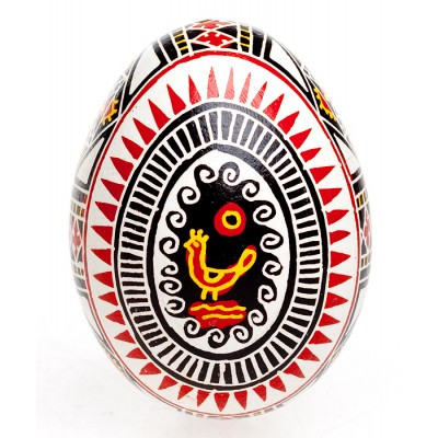 Яйцо пасхальное в стиле "писанка". Натуральное куриное яйцо полое внутри, ручная роспись, лак. Львов, Западная Украина Яйцо пасхальное в стиле "писанка". Натуральное куриное яйцо полое внутри, ручная роспись, лак. Львов, Западная Украина