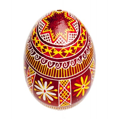 Яйцо пасхальное в стиле "писанка". Натуральное куриное яйцо полое внутри, ручная роспись, лак. Львов, Западная Украина Яйцо пасхальное в стиле "писанка". Натуральное куриное яйцо полое внутри, ручная роспись, лак. Львов, Западная Украина