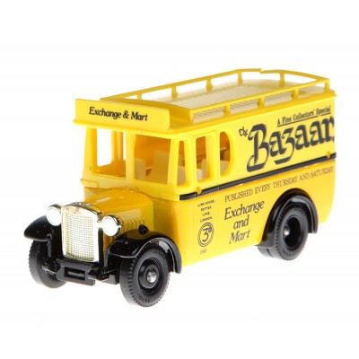 Модель английского фургона с рекламой  журнала "Exchange & Mart". Металл, пластик. Lledo, Великобритания, 1990-е гг.