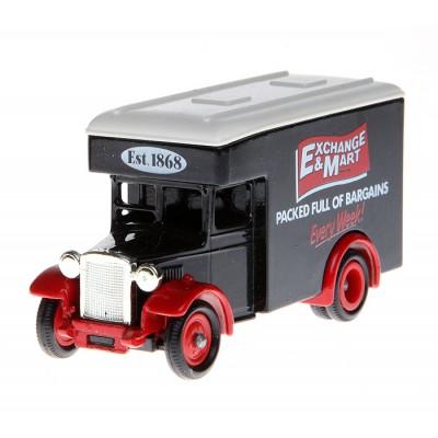 Модель английского фургона с рекламой  журнала "Exchange & Mart". Металл, пластик. Lledo, Великобритания, 1990-е гг.