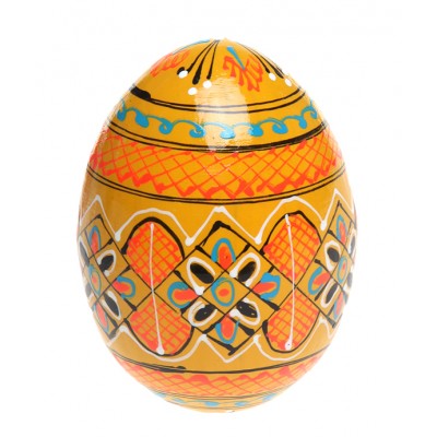 Яйцо пасхальное в стиле "писанка". Дерево, ручная роспись, лак. Львов, Западная Украина Яйцо пасхальное в стиле "писанка". Дерево, ручная роспись, лак. Львов, Западная Украина