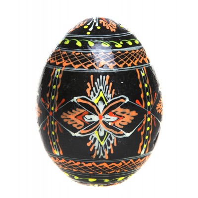 Яйцо пасхальное в стиле "писанка". Дерево, ручная роспись, лак. Львов, Западная Украина Яйцо пасхальное в стиле "писанка". Дерево, ручная роспись, лак. Львов, Западная Украина