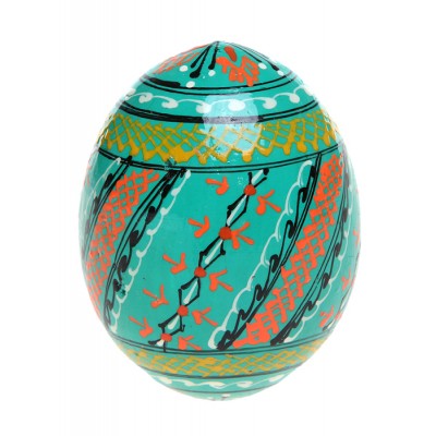 Яйцо пасхальное в стиле "писанка". Дерево, ручная роспись, лак. Львов, Западная Украина Яйцо пасхальное в стиле "писанка". Дерево, ручная роспись, лак. Львов, Западная Украина