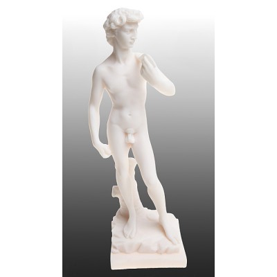 Статуэтка "Давид", для украшения интерьера. Литьевой мрамор, ручная работа. Высота 24 см. Pelekis, Греция, 2012 год Статуэтка "Давид", для украшения интерьера. Литьевой мрамор, ручная работа. Высота 24 см. Pelekis, Греция, 2012 год