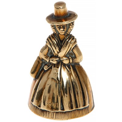 Колокольчик миниатюрный "Леди в валлийском костюме". Латунь. Западная Европа, первая половина ХХ века