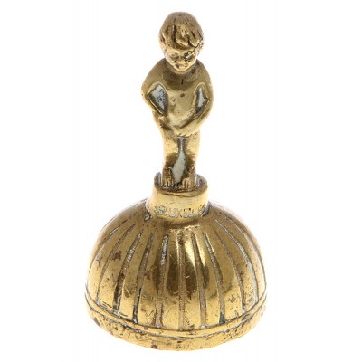 Колокольчик "Писающий мальчик". Латунь. Бельгия, первая половина ХХ века Колокольчик "Писающий мальчик". Латунь. Бельгия, первая половина ХХ века