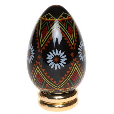Яйцо пасхальное. Дерево, ручная роспись, лак. Franklin Mint, 1988 год Яйцо пасхальное. Дерево, ручная роспись, лак. Franklin Mint, 1988 год