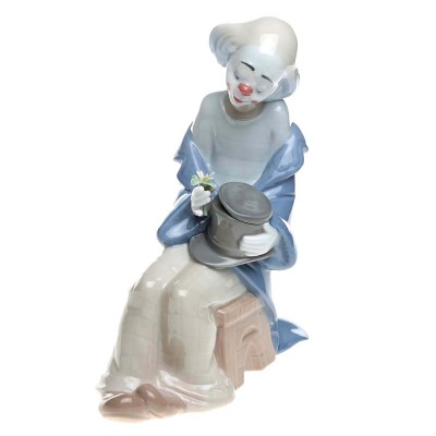 Lladro. Статуэтка "Влюбленный маленький клоун". Фарфор, ручная роспись. Высота 17 см. Nao для Lladro, Испания (Валенсия), 2002 год