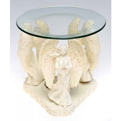 Ароматница "Крылатые ангелы". Смола, свеча, огнеупорное стекло. Puckator, Великобритания, 2000-е гг.