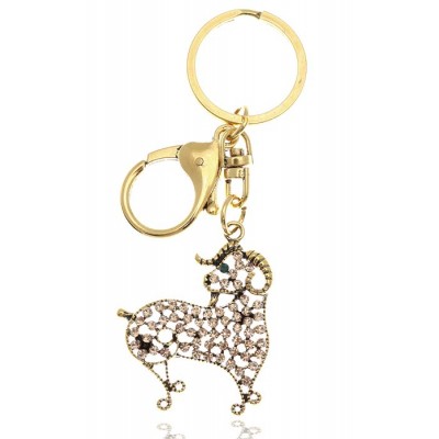 Брелок для ключей "Козерожка" от D.Mari. Кристаллы золотистого цвета, бижутерный сплав золотого тона. Гонконг Брелок для ключей "Козерожка" от D.Mari. Кристаллы золотистого цвета, бижутерный сплав золотого тона. Гонконг