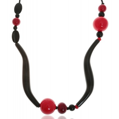 Колье "Агнесса". Муранское стекло, каучук, ручная работа. Murano, Италия (Венеция) Колье "Агнесса". Муранское стекло, каучук, ручная работа. Murano, Италия (Венеция)