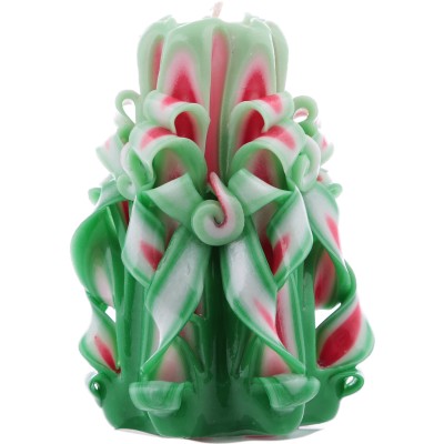 Свеча новогодняя ручной работы. Воск, роспись. Высота 13 см. Мастерская "Feast light", Санкт-Петербург, Россия Свеча новогодняя ручной работы. Воск, роспись. Высота 13 см. Мастерская "Feast light", Санкт-Петербург, Россия