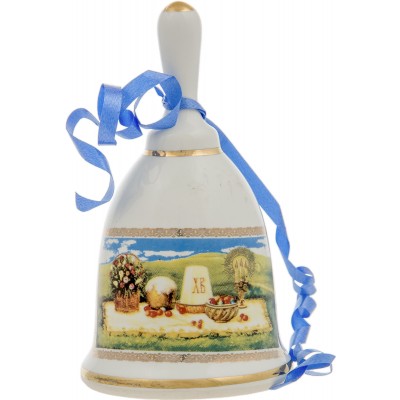 Колокольчик "Пасхальный столик". Фарфор, деколь, золочение, ручная работа. Россия Колокольчик "Пасхальный столик". Фарфор, деколь, золочение, ручная работа. Россия