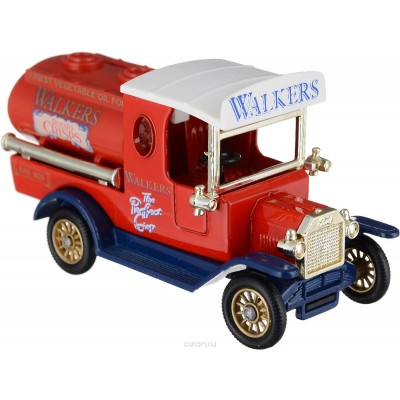 Модель английского фургона с рекламой  "Walkers potato crisps". Металл, пластик. Lledo, Великобритания, 1990-е гг.