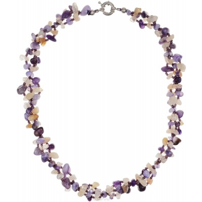 Бусы "Лаура". Натуральный аметист, цитрин и бисер. Индия Бусы "Лаура". Натуральный аметист, цитрин и бисер. Индия