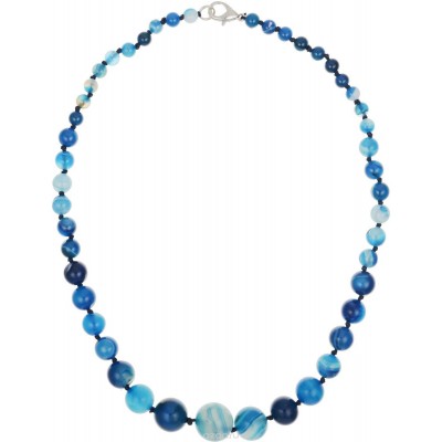 Бусы "Индиго". Натуральный бразильский агат. Индия Бусы "Индиго". Натуральный бразильский агат. Индия